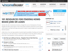 Tablet Screenshot of incomebooster.org